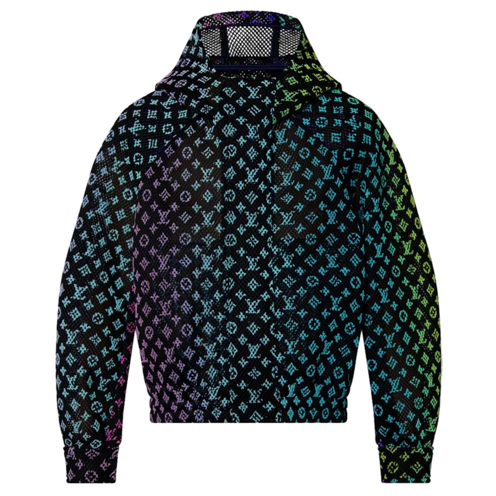 (PRE-OWNED) LOUIS VUITTON LV MONOGRAM RAINBOW MESH JACKET