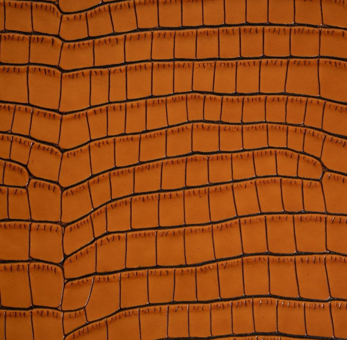 ETIER VERDI DOUBLE WATCH ROLL CROCODILE LEATHER - TAN