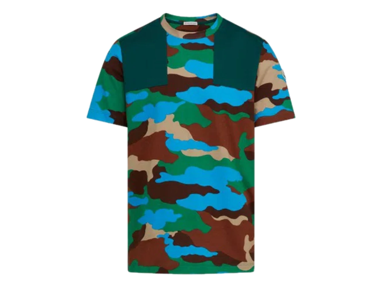 MONCLER SS LOGO TEE - CAMO