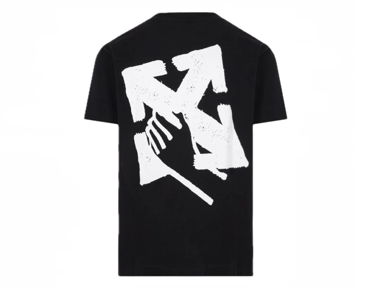 OFF WHITE HAND ARROW SLIM TEE - BLACK