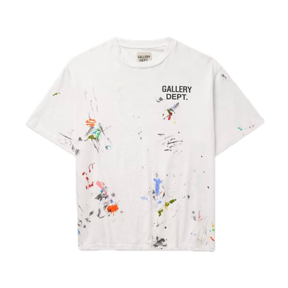 GALLERY DEPT PAINT SPLATTER TEE - WHITE