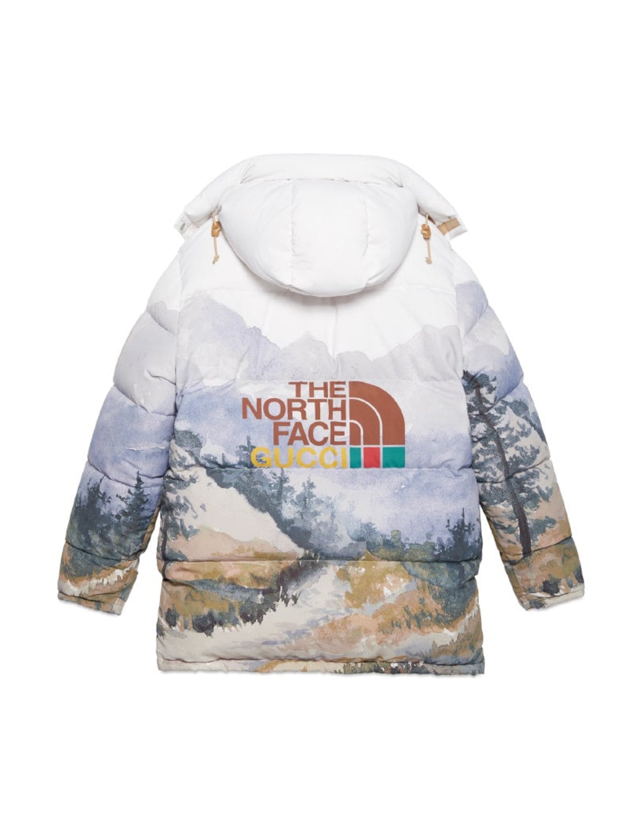 GUCCI x THE NORTH FACE PUFFER JACKET - TRAIL PRINT
