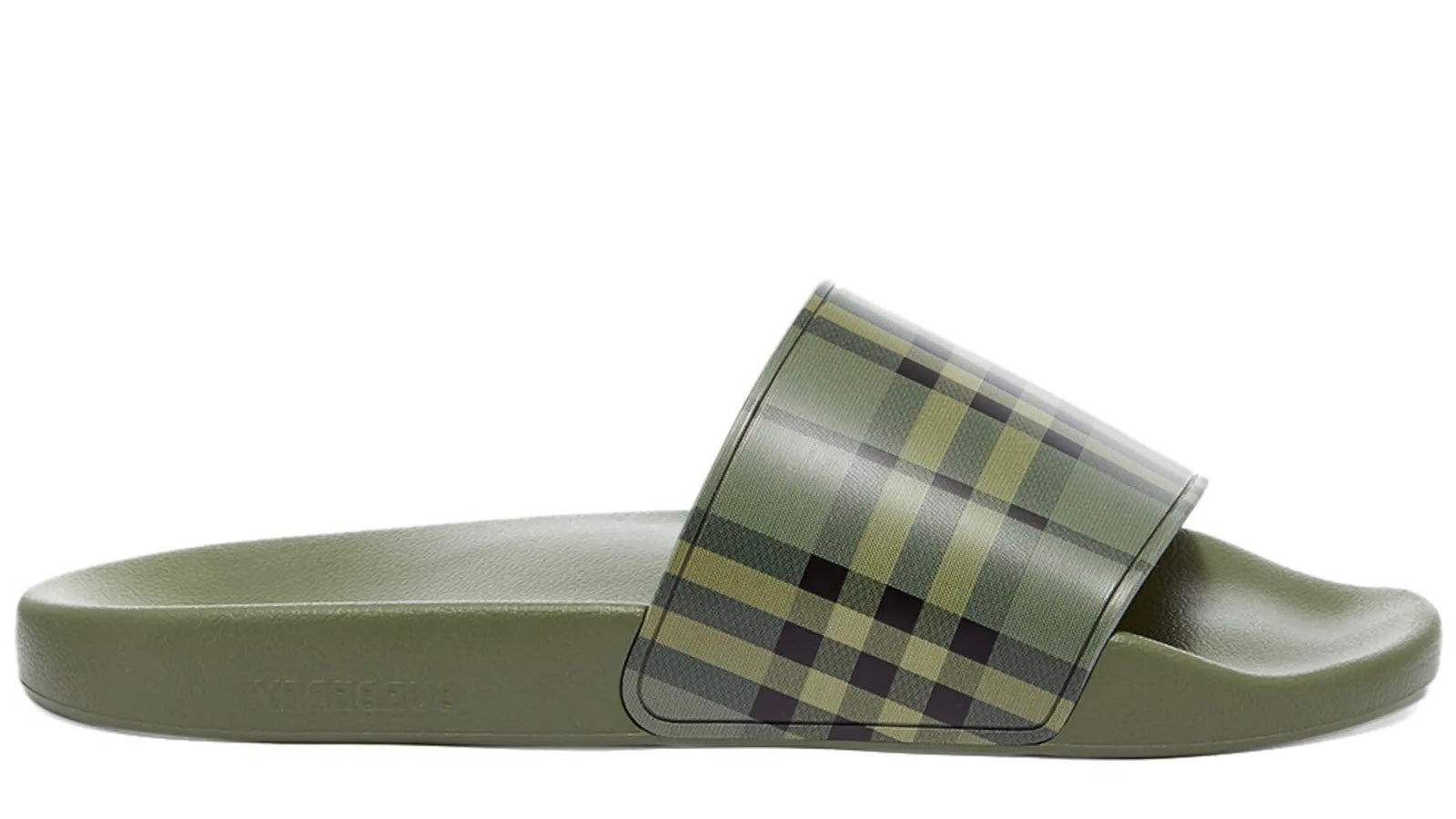 BURBERRY FURLEY SLIDES - GREEN