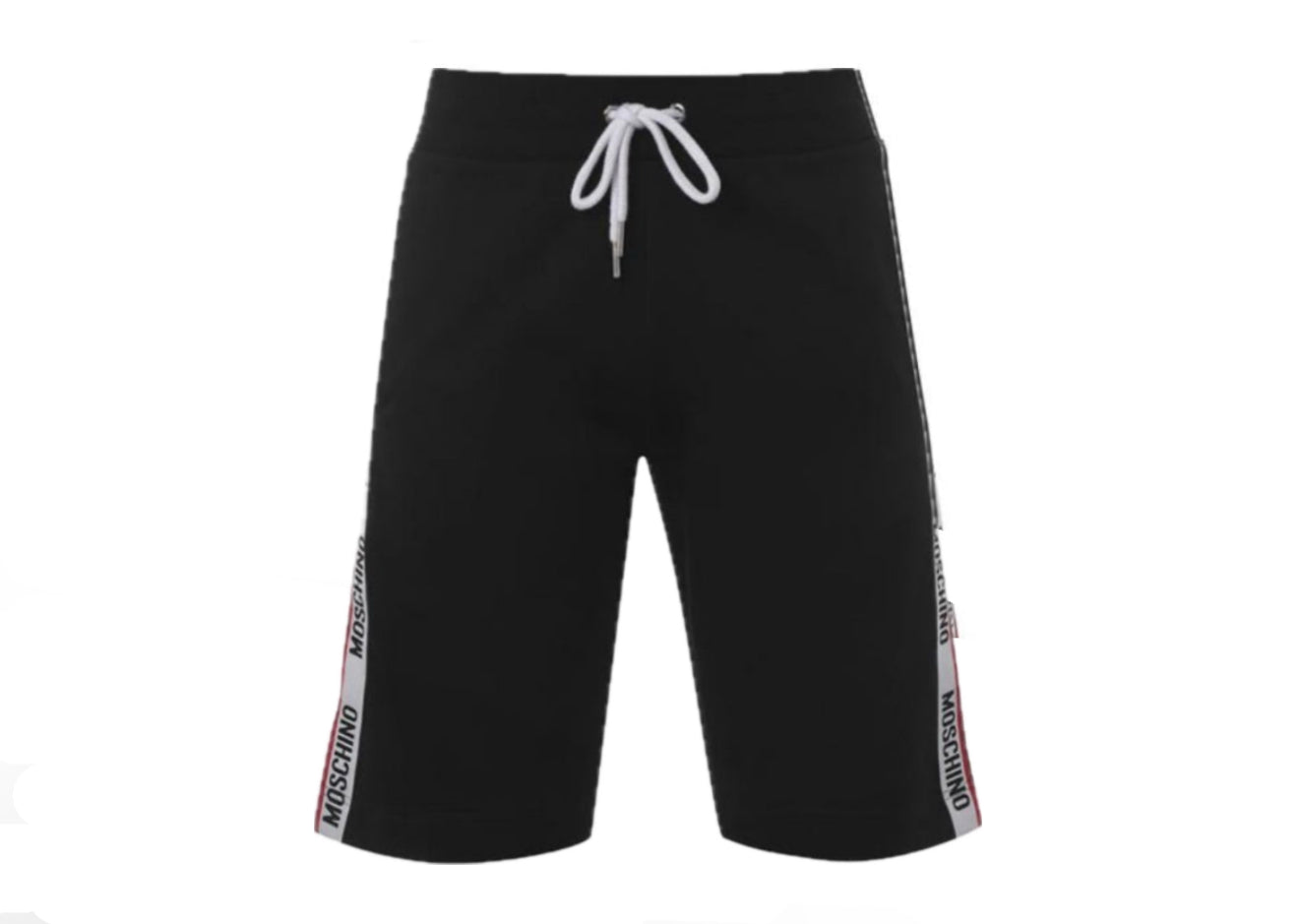MOSCHINO TAPE SHORTS - BLACK