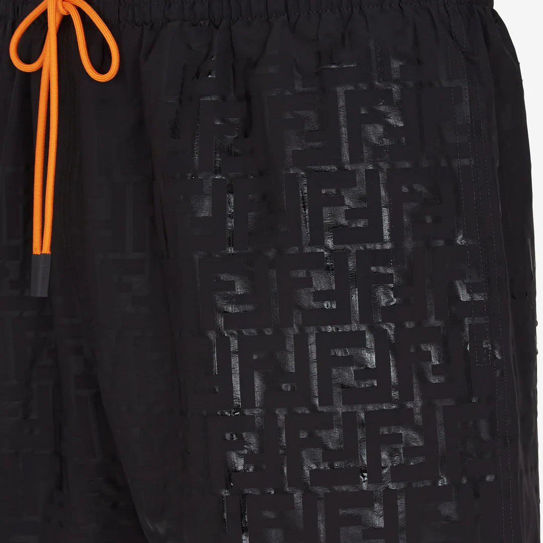 FENDI FF SWIM SHORTS BLACK