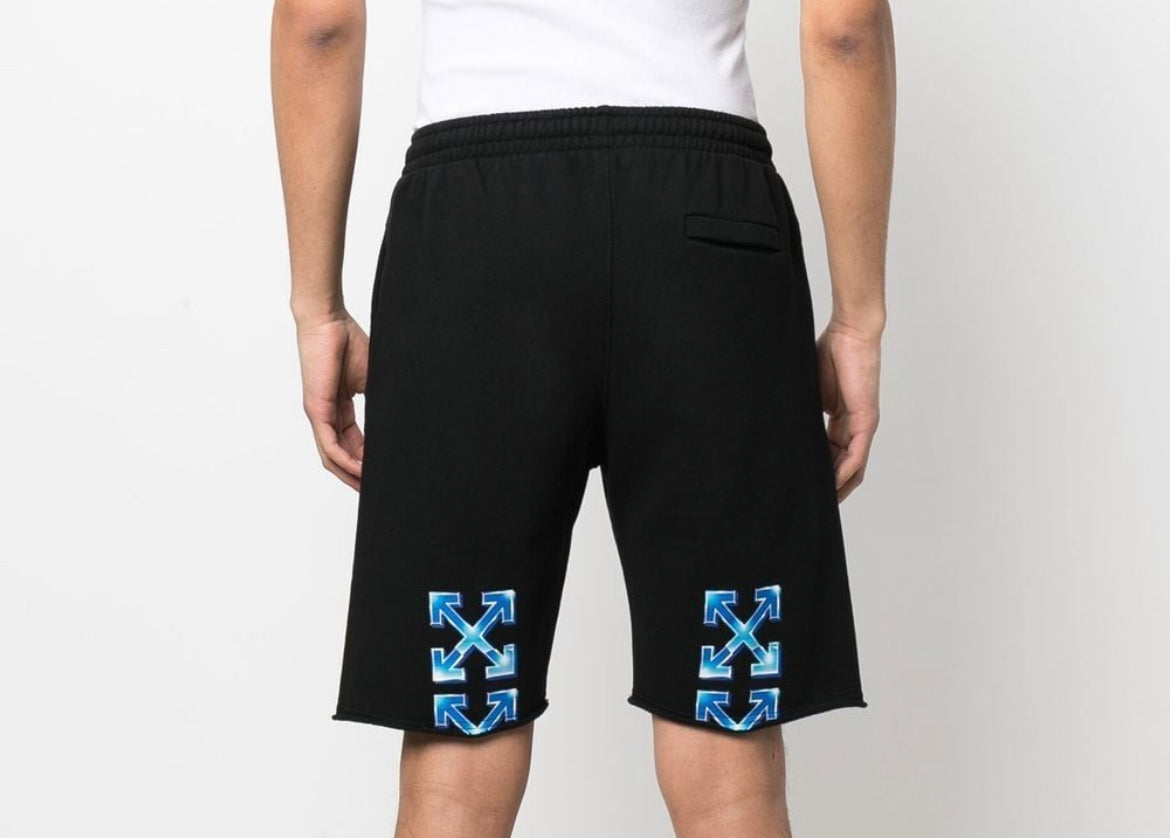 OFF WHITE METAL ARROW SHORTS