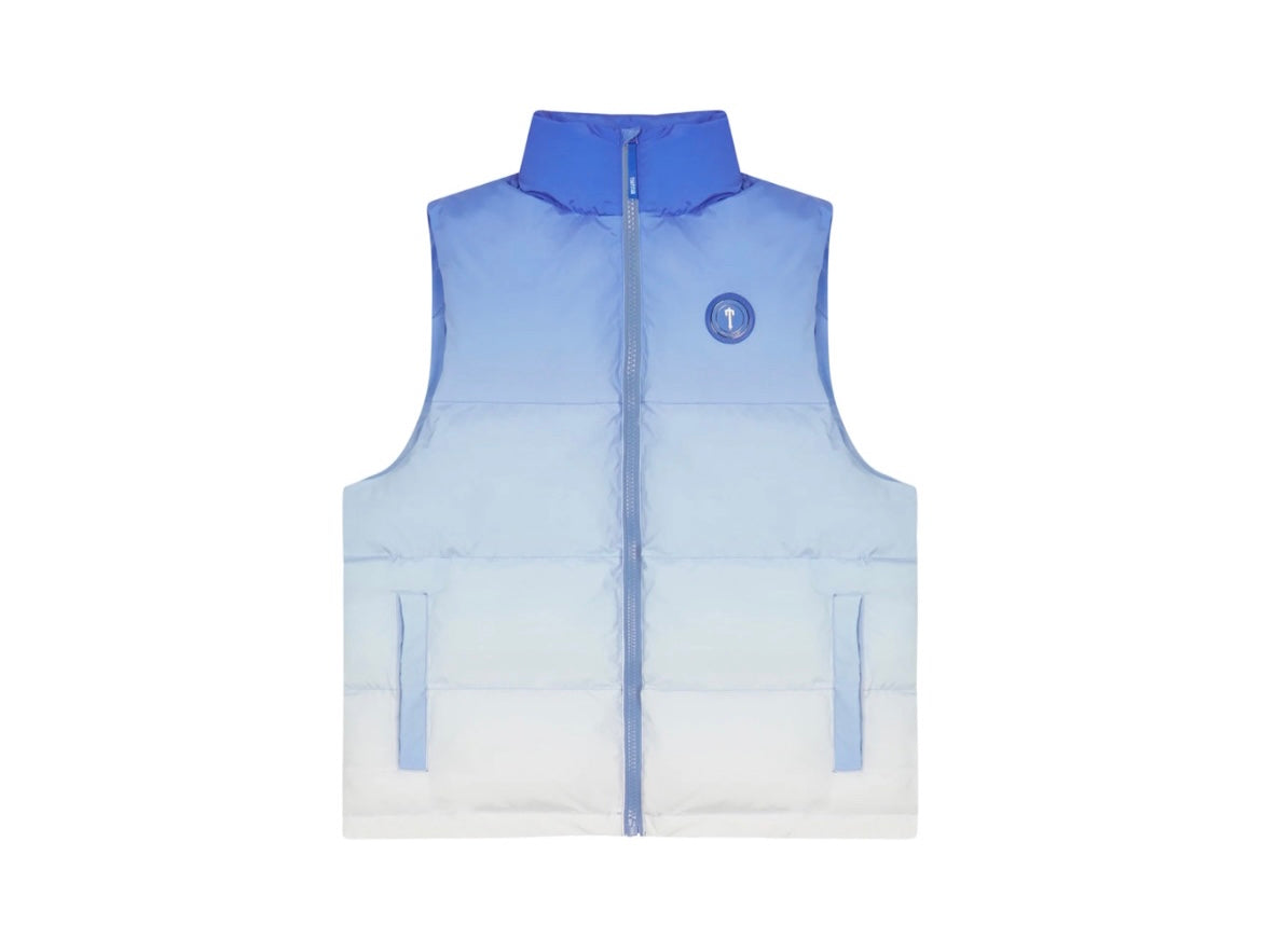 TRAPSTAR IRONGATE T BADGE GILET - ICE BLUE