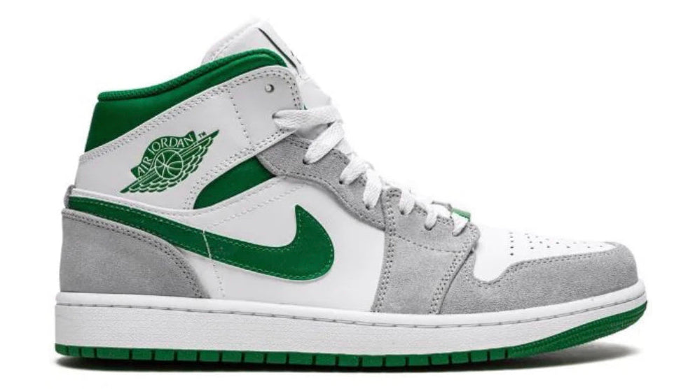 JORDAN 1 MID - GREY GREEN