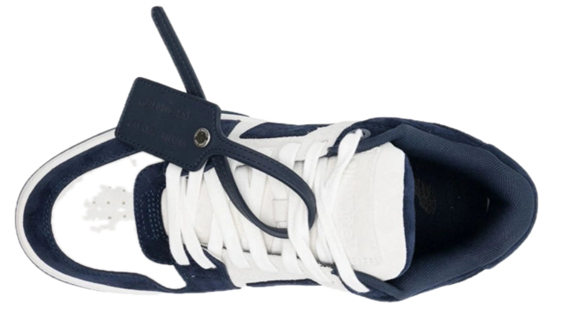 OFF WHITE ‘OUT OF OFFICE SUEDE TRAINERS - NAVY BLUE