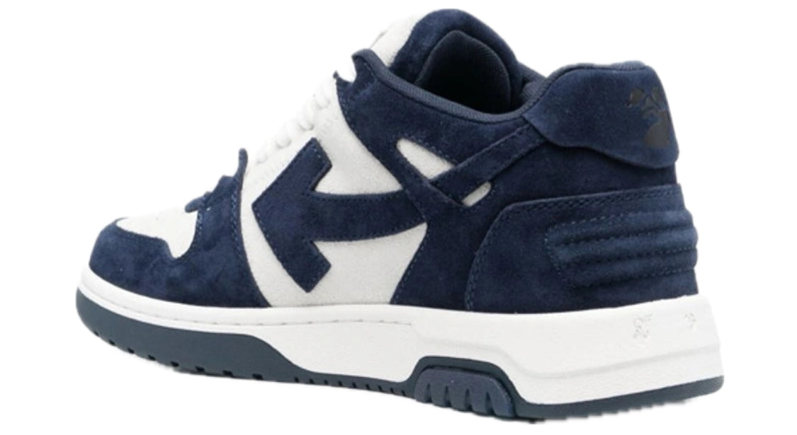 OFF WHITE ‘OUT OF OFFICE SUEDE TRAINERS - NAVY BLUE