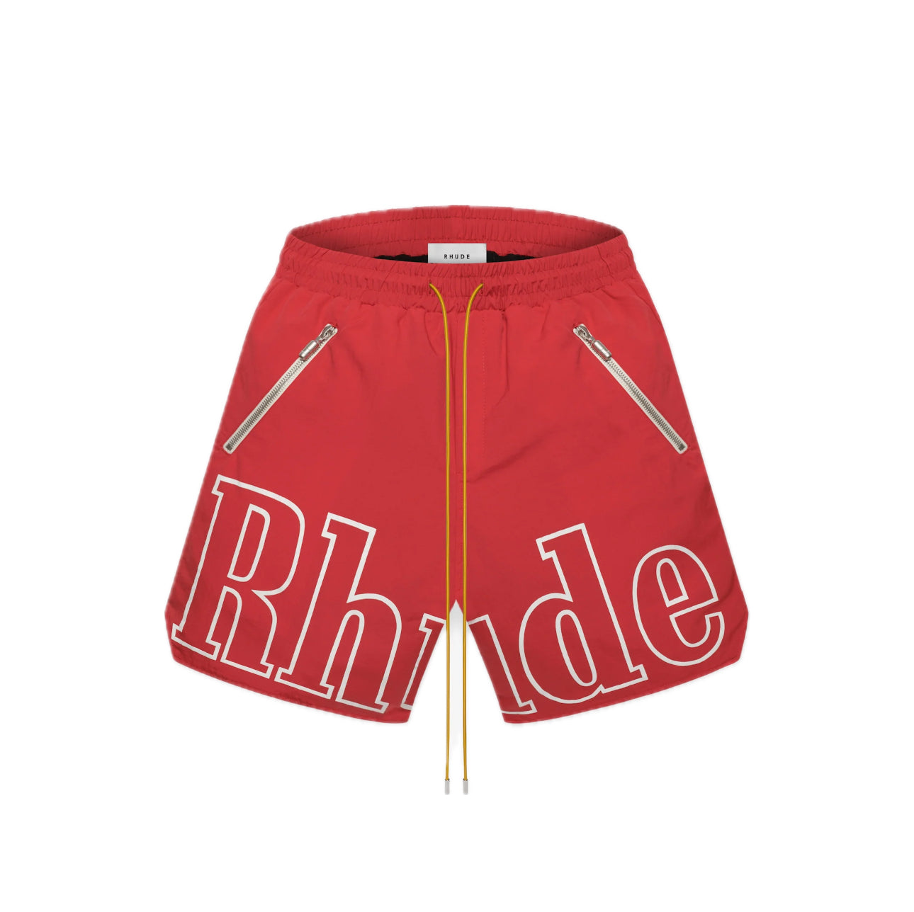 RHUDE SWIM SHORTS - RED