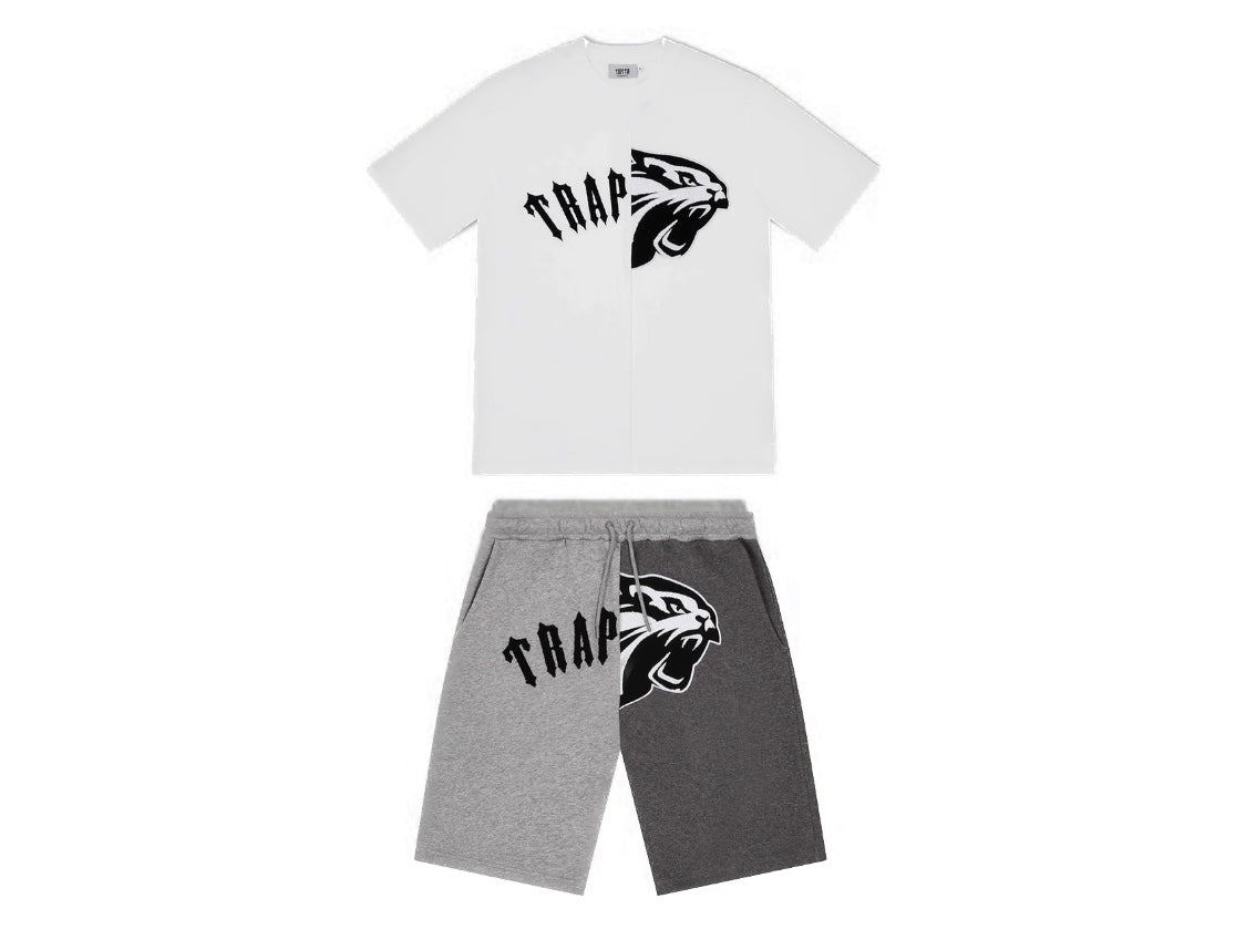 TRAPSTAR ARCH SHOOTERS SHORT SET - WHITE