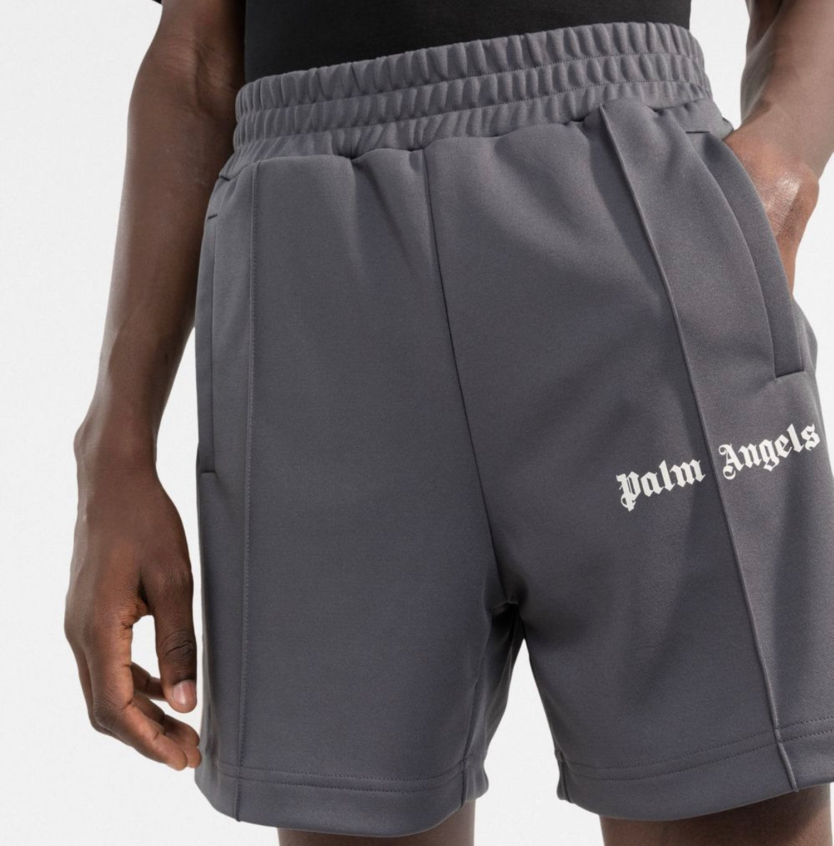PALM ANGELS SHORTS - CHARCOAL SS22