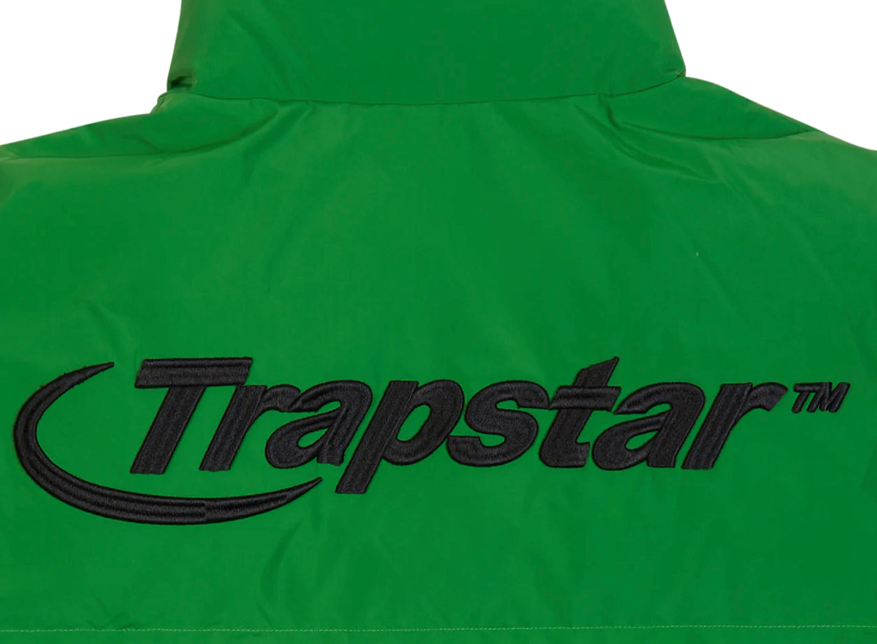 TRAPSTAR HYPERDRIVE PUFFER JACKET GREEN / BLACK